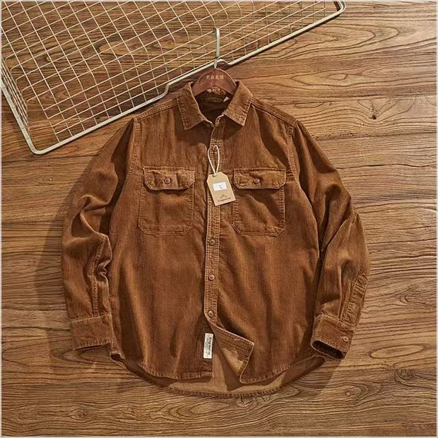 Vintage Washed Corduroy Overshirt