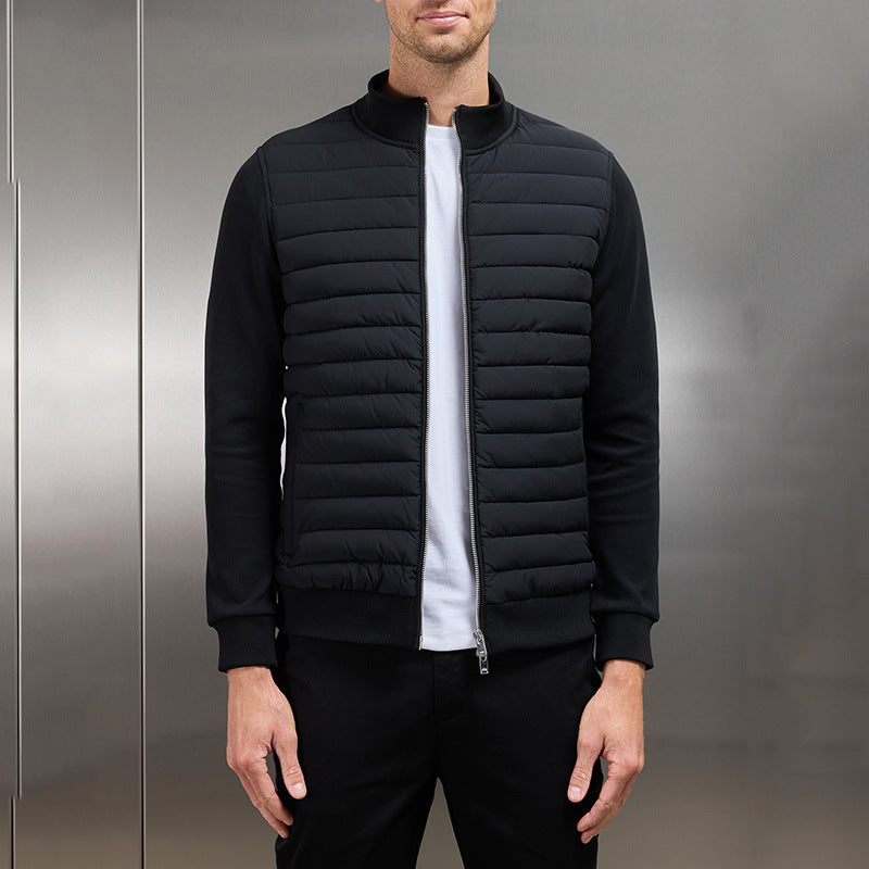Lightweight Puffer Knit Jacket
