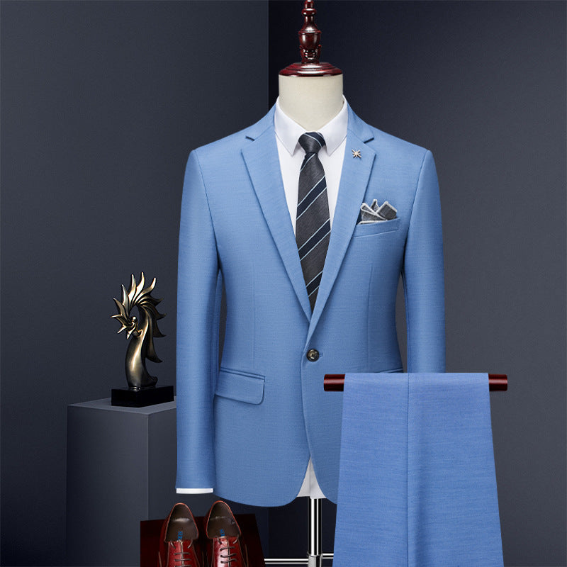 Premium Slim-Fit Three-Piece Formal Suit