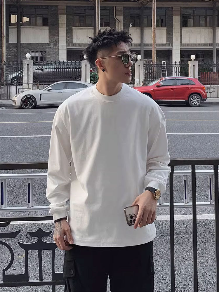 Heavyweight Crewneck Long-Sleeve T-shirt