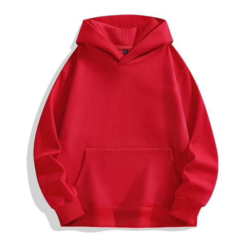 Oversized Terrycloth Drop-Shoulder Hoodie