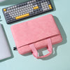 A pink minimalist handbag