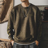 Suede fleece jacket green