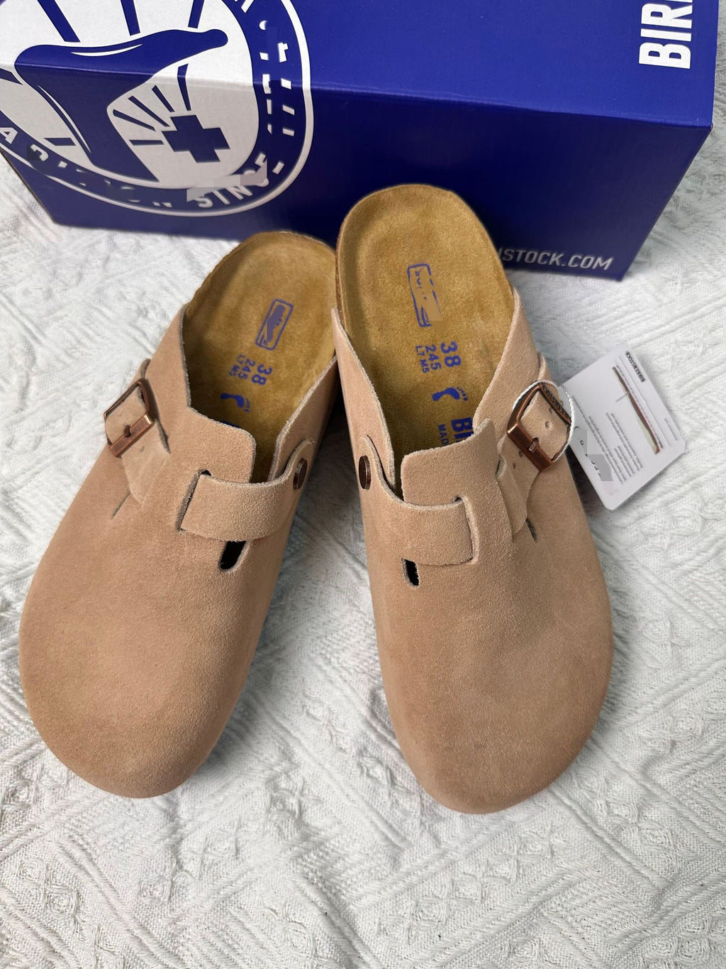 Birkenstock Leather Half-Slippers
