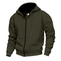 Zip-Up Hoodie — XXL / ArmyGreen