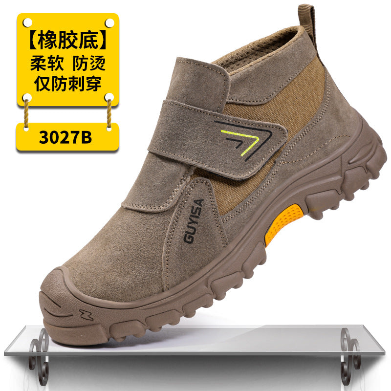 anti-puncture safety work wear-resistant shoes