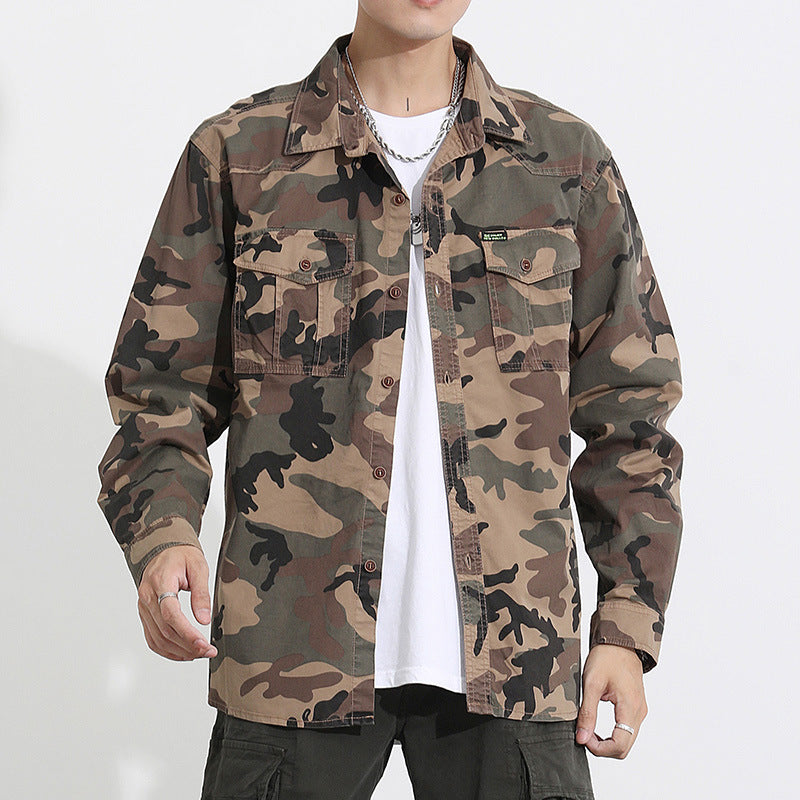 Men’s Oversized Camo Workwear Overshirt