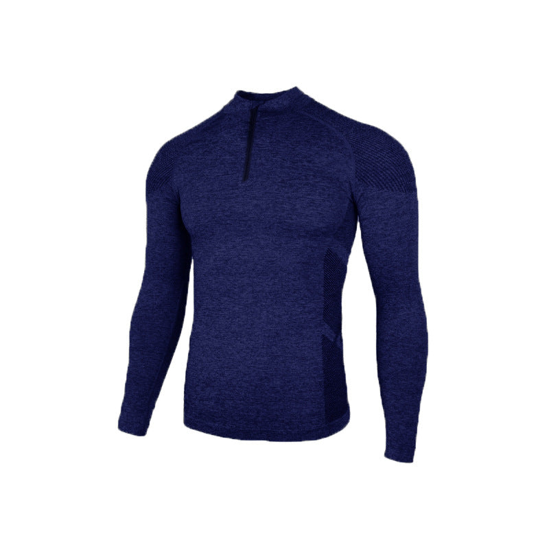Seamless Zip-Up Training Top