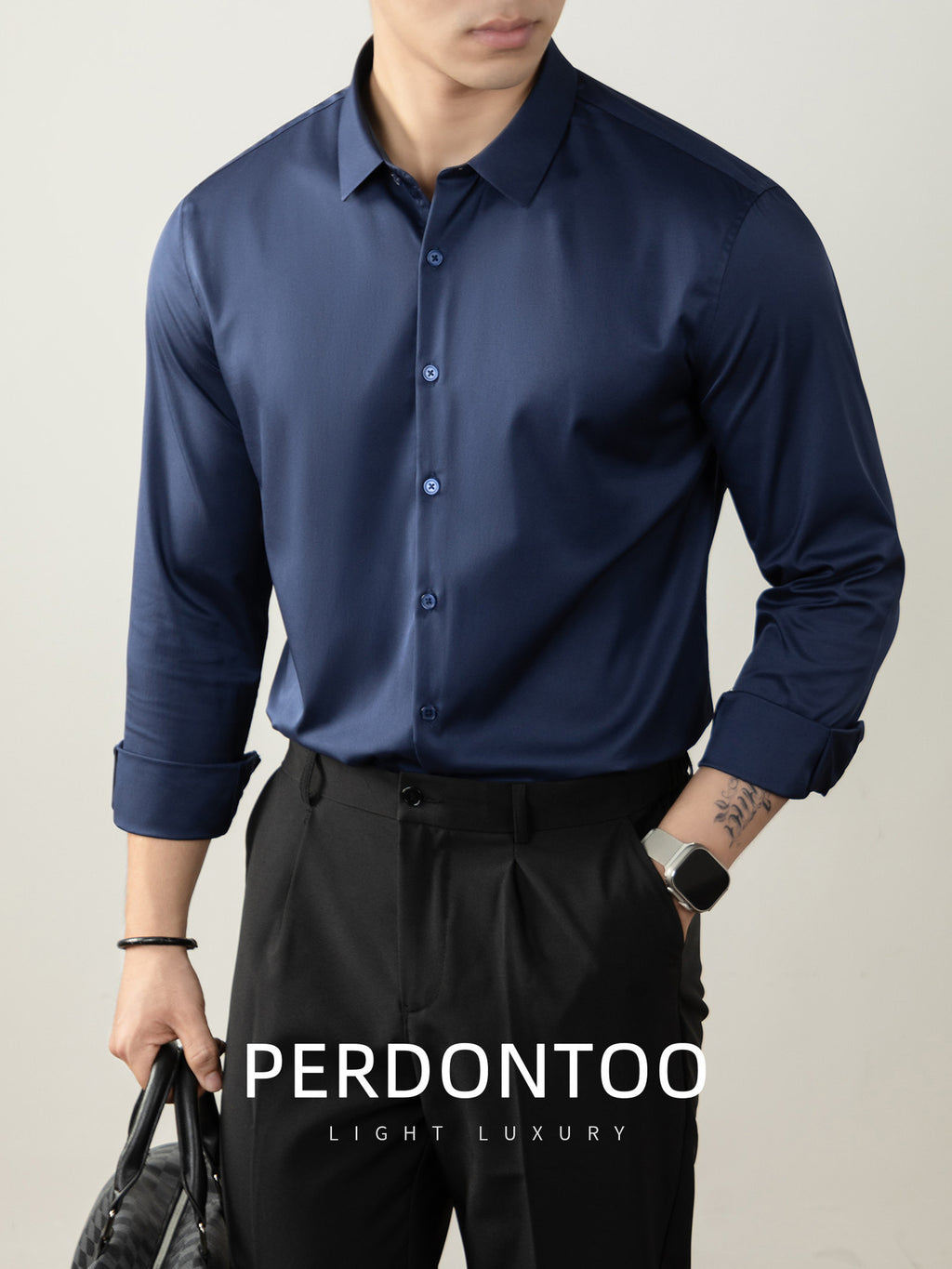 Luxury Non Iron Silk Finish Shirt