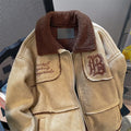 Shearling Lined Suede Jacket