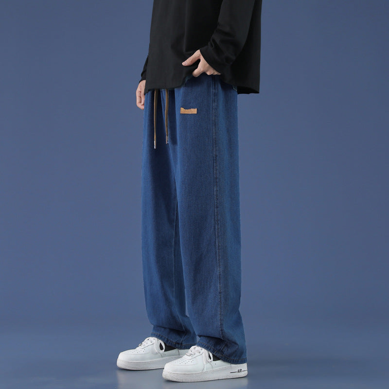 Baggy Straight-Leg Trousers
