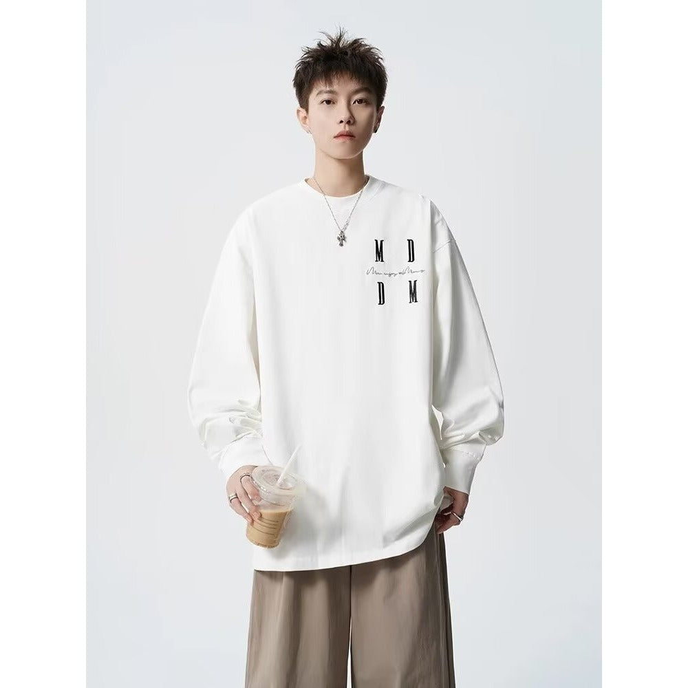 Embroidered Crewneck Sweatshirt