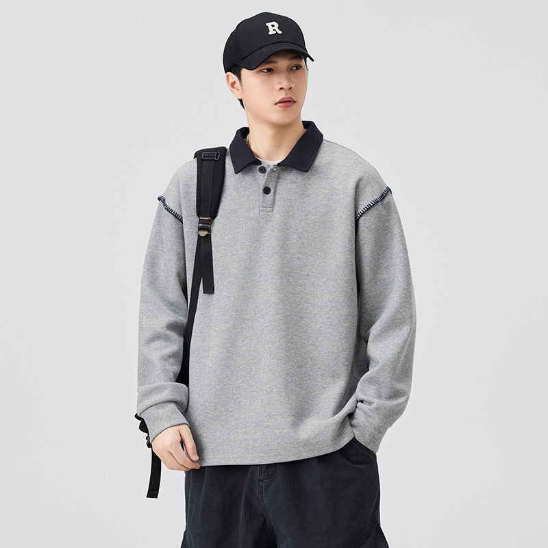 Men's oversized polo shirt.