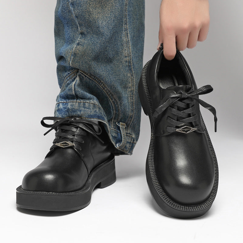 Chunky Platform Derby Shoes