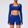 One-piece shawl Electric Blue