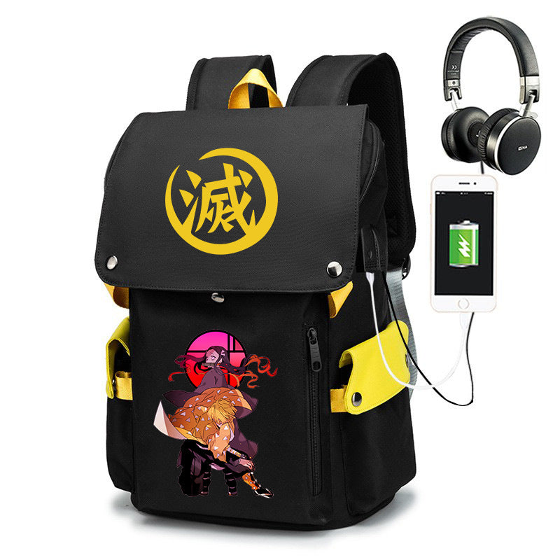 Anime-Themed School Backpack