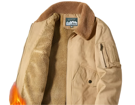 Men's Winter Sherpa-Lined Jacket