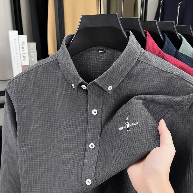 Men's Corduroy Long-Sleeve Shirt