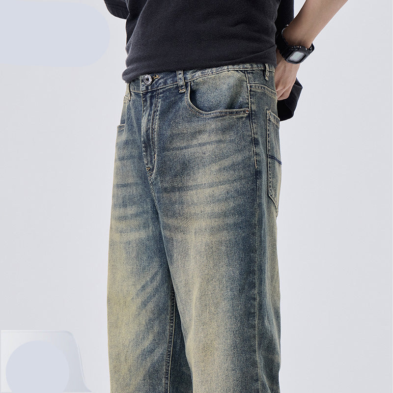 Vintage Straight-Leg Jeans