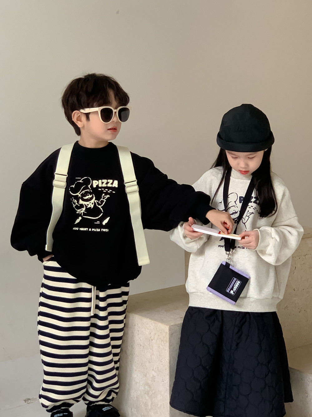 Kids' Lettered Winter Sweatshirt