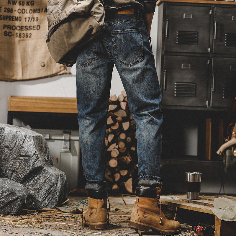 Vintage Straight-Leg Jeans