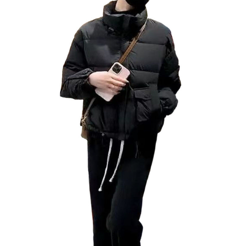 cropped puffer jacket