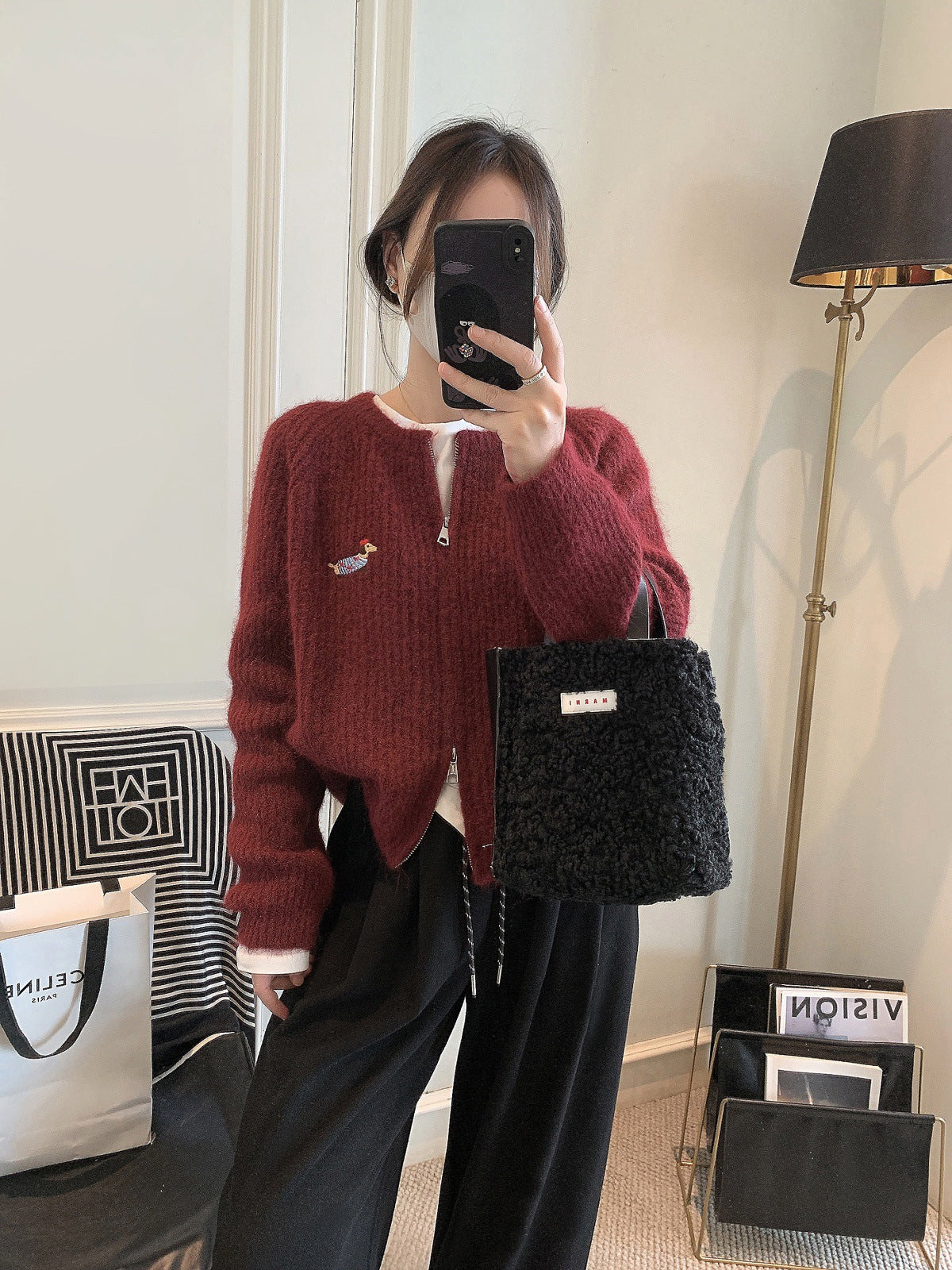 Knitted Cardigan Sweater