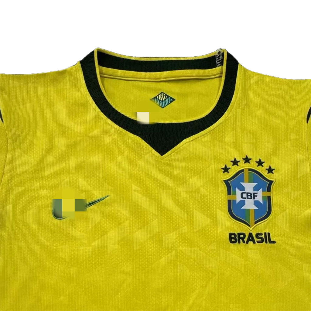 Brazil National Team Fan Jersey Loose Fit Soccer Shirt