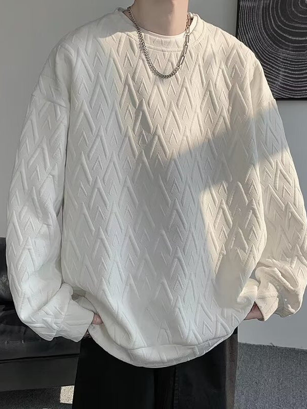 Jacquard Crewneck Pullover