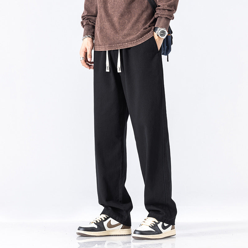 Anxin Cotton Wide-Leg Pants