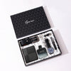 Black 7-piece set (belt + keychain + wallet + perfume + watch + pen + exquisite gift box)