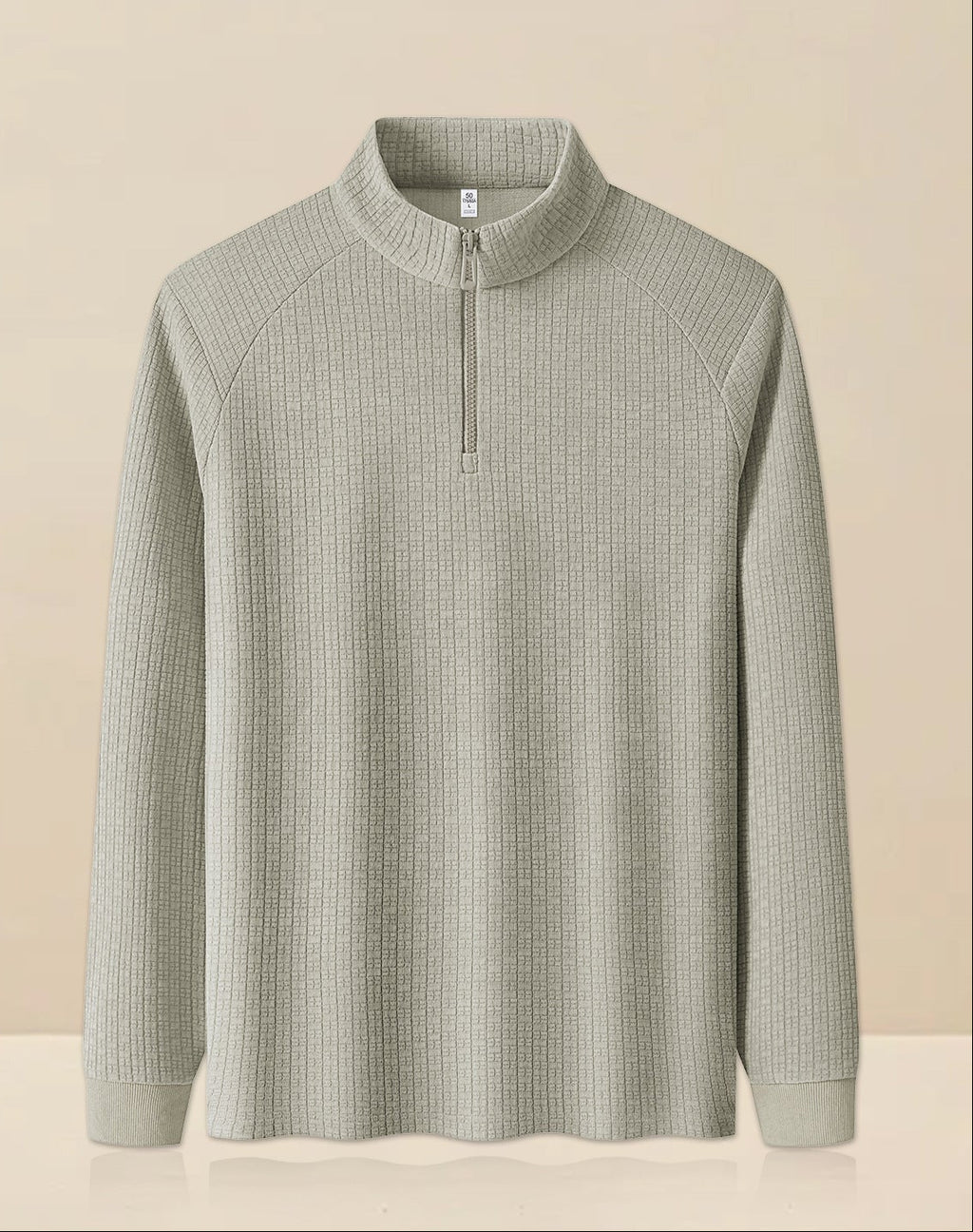 High Texture Quarter Zip Pullover