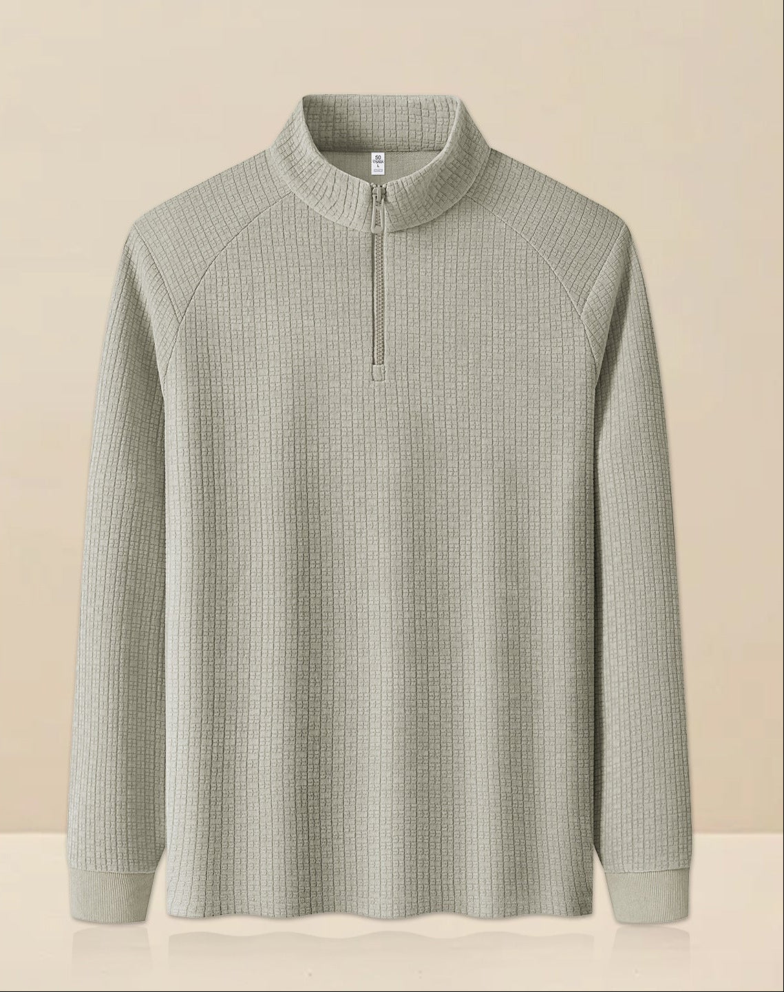 High Texture Quarter Zip Pullover