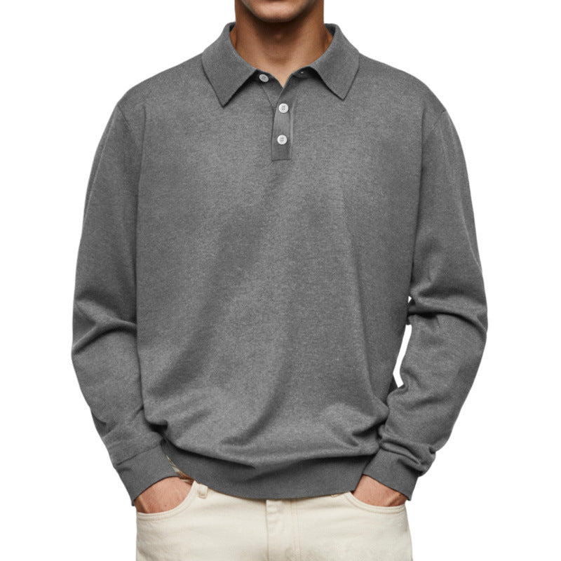 Men's Long-Sleeve Polo Shirt