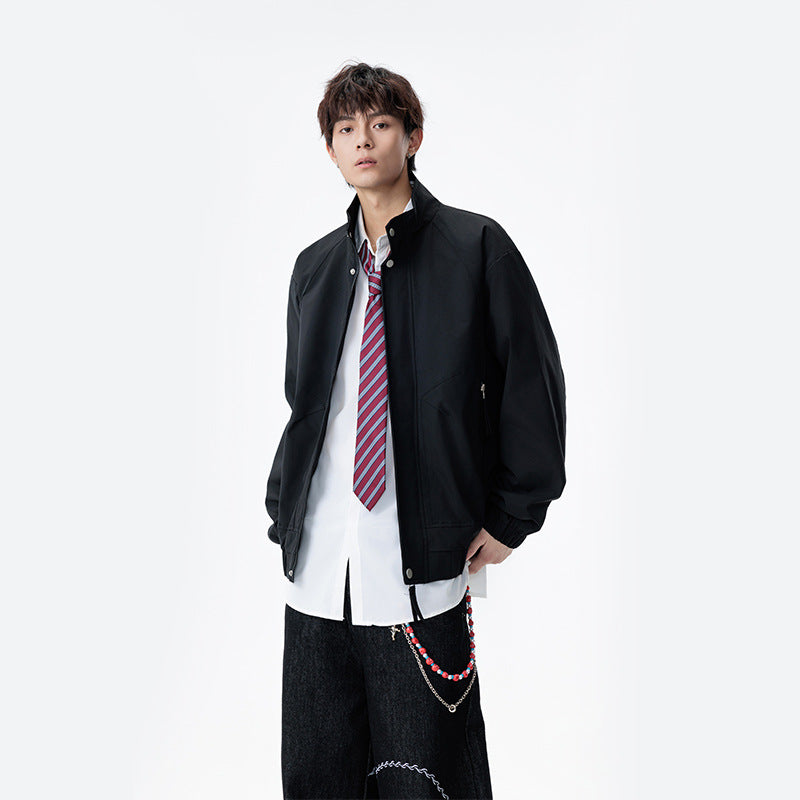 Casual Stand-Collar Jacket