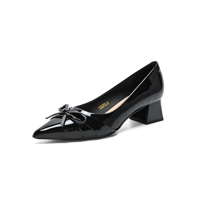 Versatile Spring Bow Heels