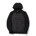 Hybrid padded hooded jacket