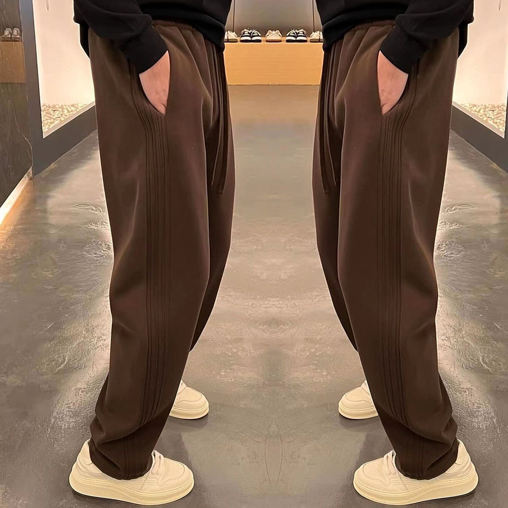 Men's Pleated Tapered Trousers