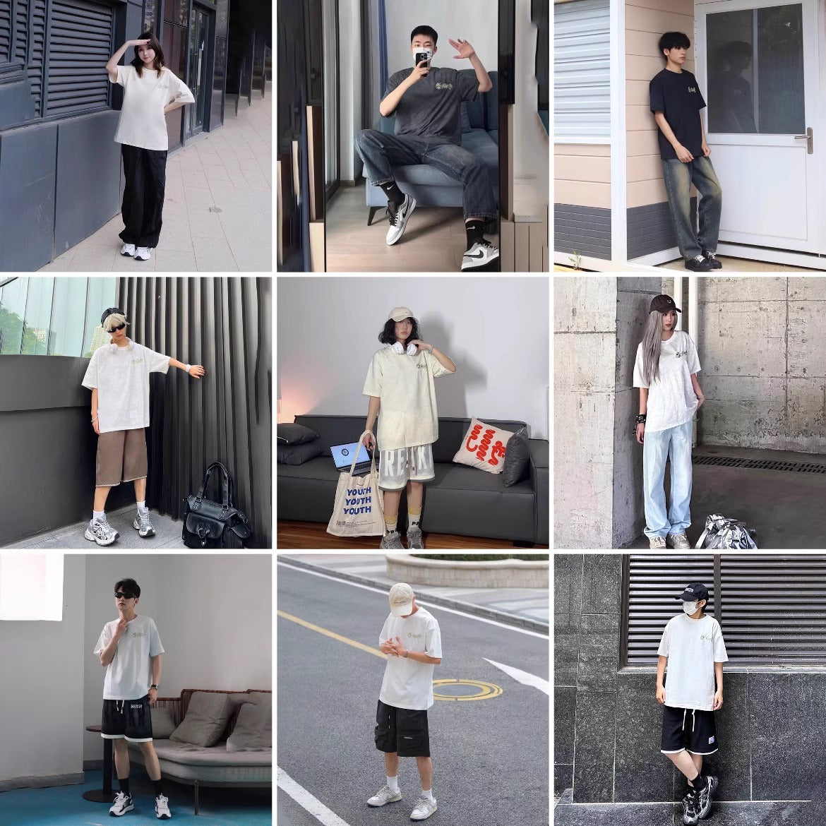 Embroidered Loose-Fit T-shirt