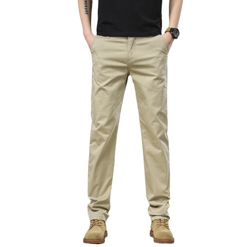 Men's Straight-Fit Casual Trousers