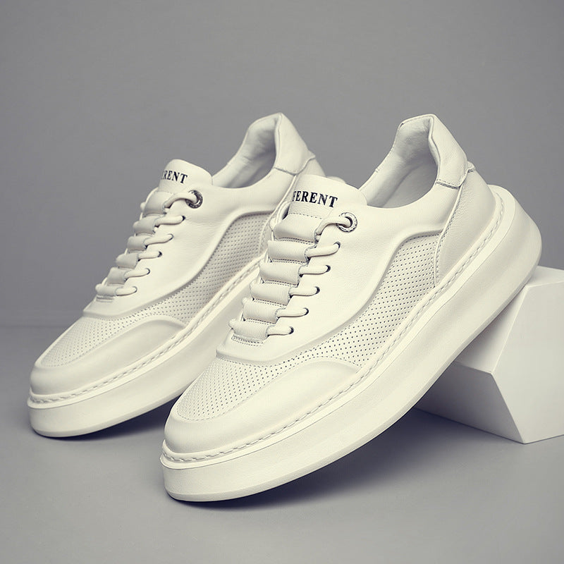 Perforated Low Top Trainers
