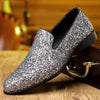 666 silver sequin beanie shoes