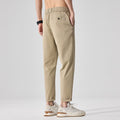 Men’s Slim-Fit Cropped Casual Trousers