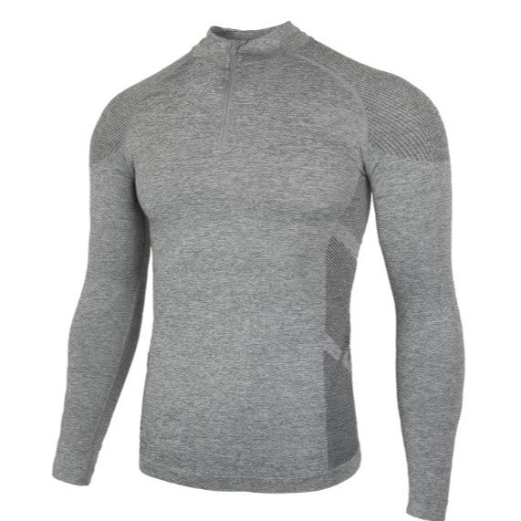 Seamless Zip-Up Training Top