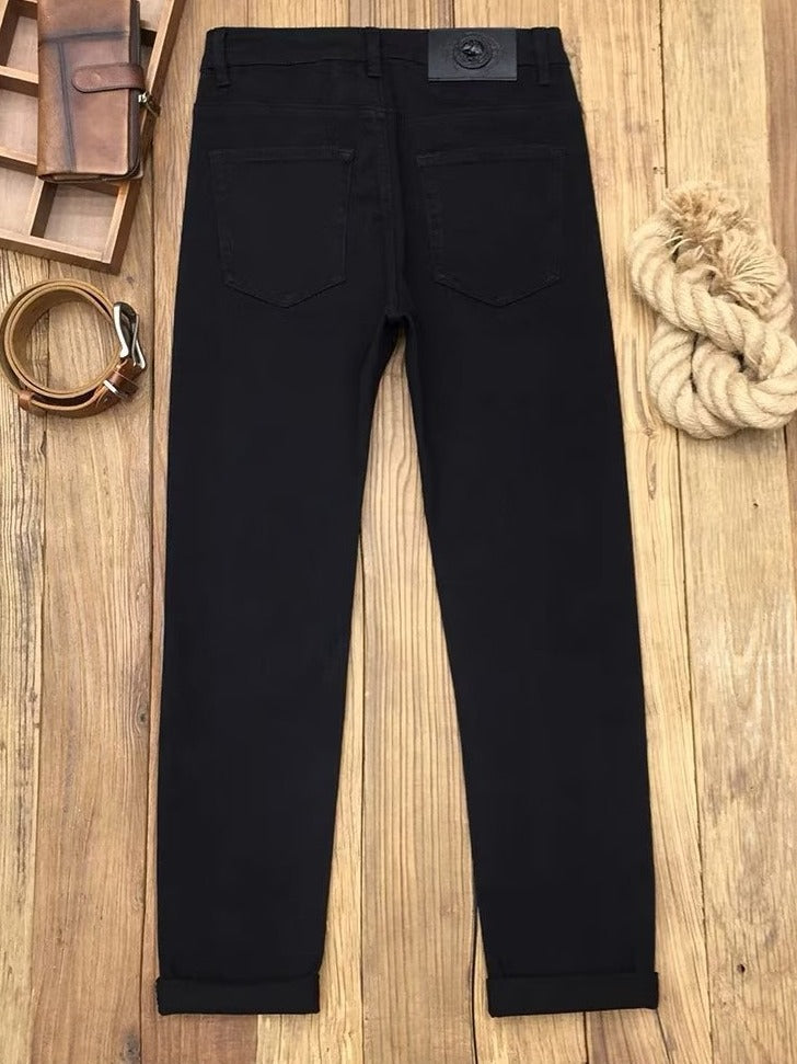 Premium Stretch Slim-Fit Denim Trousers