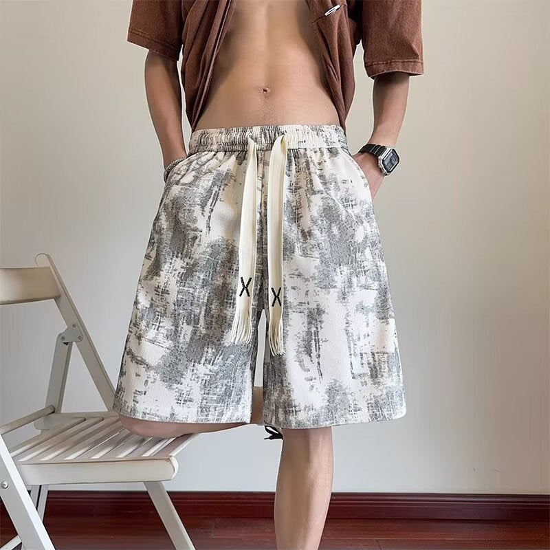 Fringed Wide-Leg Shorts