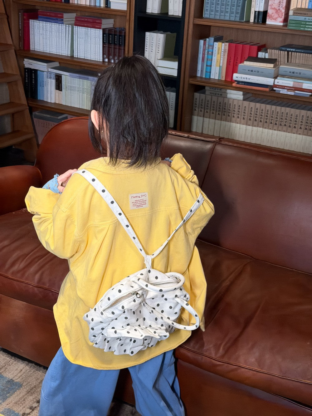 Kids' Solid Long-Sleeve Casual Shirt