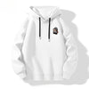 White (pixel gaming badge) [hooded]