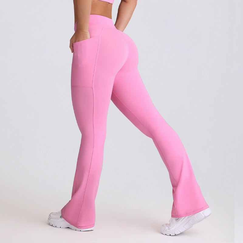 High-Waist Flared Yoga Pants