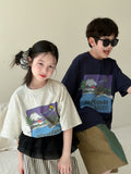Kids' Cartoon Letter T-Shirt